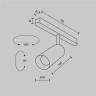 Трековый светильник MAYTONI FOCUS LED TR032-2-5W4K-M-BBS